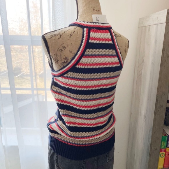 GAP stripe cotton summer knit top - Picture 5 of 5